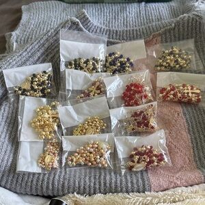 Elegant Gold and Red Beaded ROSARY $25 each